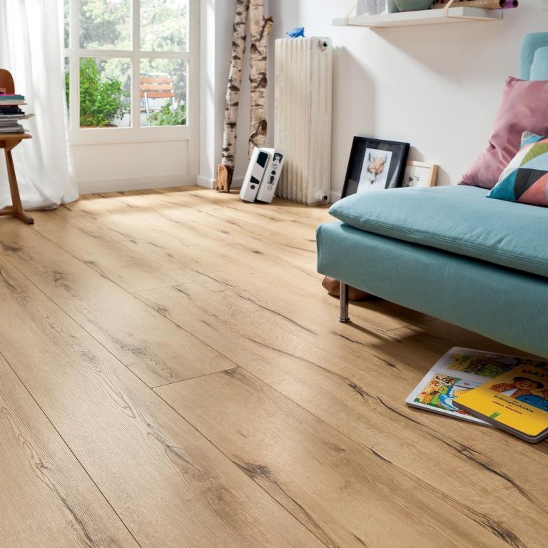 Stratifié chêne Italica crème XXL, imitation parquet