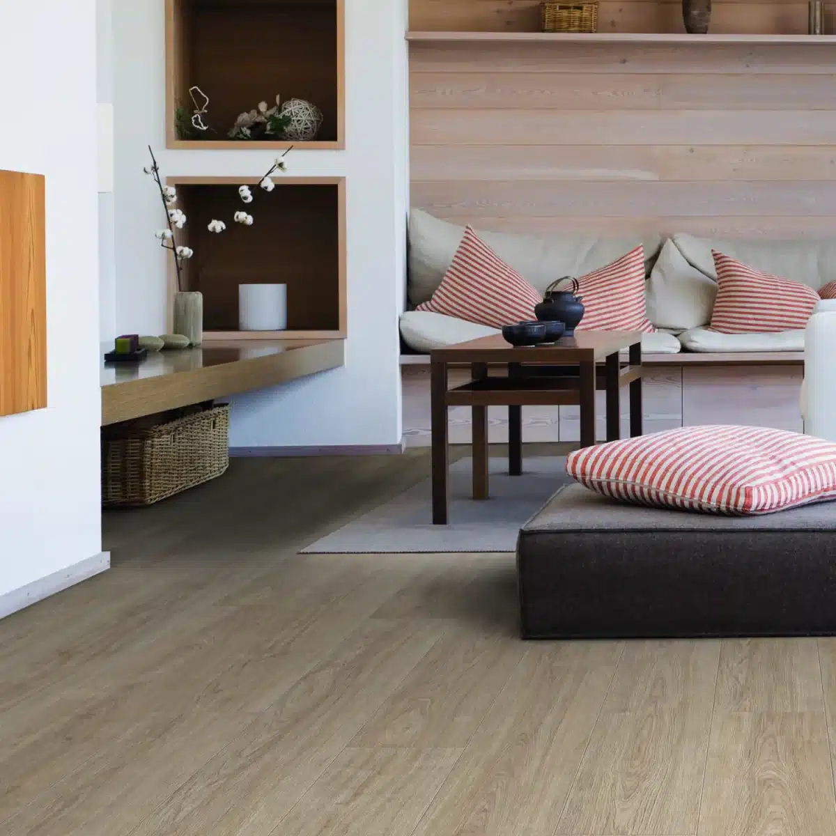 Stratifié chêne Eleganza blanc crème XL - Côté Sol