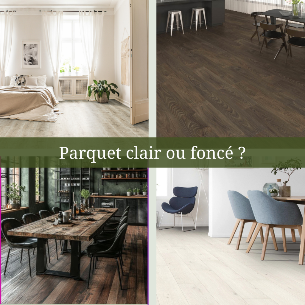 Parquet clair, parquet foncé, agrandir une pièce