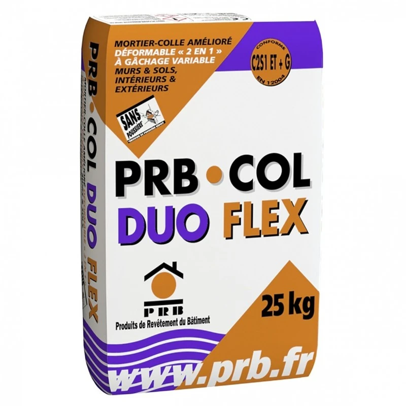 Colle Carrelage Duo Flex Gris